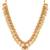 Faux ruby studded gold plated ethnic kamarbandh belly chain jewellery for women & girls