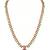 Gold plated faux ruby faux emerald studded ethnic belly chain kamarbandh jewellery for women