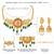 Gold plated faux ruby faux emerald studded traditional ethnic necklace earrings set jewellery gift for women