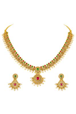 Gold plated kundan studded chuda bangles ethnic jewellery for women (yellow size - 2.6 inch) 2