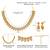 Gold plated cz faux ruby & faux emerald studded necklace earrings set jewellery for women