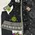 Black Color Embroidery Work With Fancy Lace Satin Gown Set