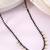Gold plated crystal & beads studded mangalsutra stylish fashion jewellery for women