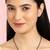 Gold plated crystal & beads studded mangalsutra stylish fashion jewellery for women