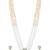 Gold plated white kundan & beads studded ethnic layered necklace earrings set jewellery for women & girls