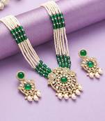 Gold plated peacock style kangan thick bangle traditional jewellery for women (2.6 inch)