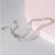 Silver plated cubic zirconia studded adjustable bracelet jewellery for girls & women (px8b37s)