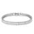 Silver plated baguette stone studded bracelet stylish fashion jewellery for women & girls