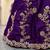 Fantastic Purple Thread Work Silk Reception Wear Lehenga Choli