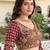 Alluring Maroon Embroidered Silk Engagement Wear Lehenga Choli With Dupatta