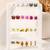 Set of 12 contemporary combo stud earrings