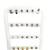 Set of 12 contemporary combo stud earrings