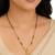 gold color set of 2 gold plated stylish combo manglsutra