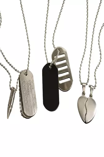 Silver plated set of 3 men combo chain