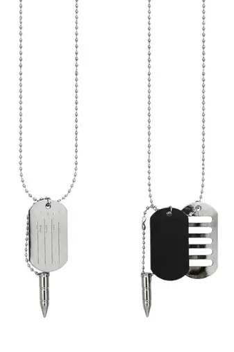 Silver plated set of 3 men combo chain