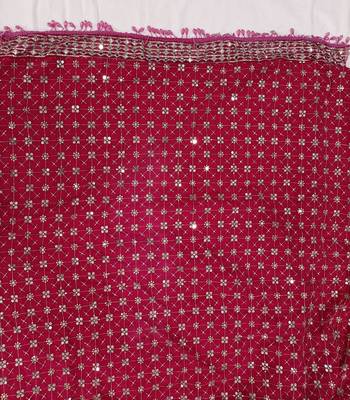 Pink Designer Georgette Sequins Embroidery Work Lehenga with Blouse and Net Dupatta 7