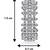 Silver plated cubic zirconia studded hoop earrings lever back fashion jewellery for women