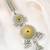 Oxidized silver gold plated saree waist belly kamar challa key chain jewellery