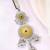 Oxidized silver gold plated saree waist belly kamar challa key chain jewellery