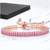 Rose gold plated pink baguette stone studded adjustable charm bracelet jewellery for women