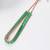 Rose gold plated green baguette stone studded adjustable bracelet jewellery for women