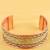 Handmade thick copper cuff bracelet jewellery for men and women| pack of 1 with gift box