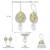 Oxidized silver gold plated pearl studded ethnic dangle earrings jewellery for women