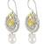 Oxidized silver gold plated pearl studded ethnic dangle earrings jewellery for women
