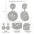 Oxidized silver plated ethnic dangle earrings fashion jewellery for women & girls