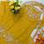 Women's silk blend yellow embroidered kurta set with palazzo and dupatta