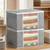 Clothes storage lehenga, suit, dress saree blouse cover garments bag wardrobe organiser pouches grey