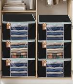 Clothes storage lehenga, suit, dress saree blouse cover garments bag wardrobe organiser pouches black