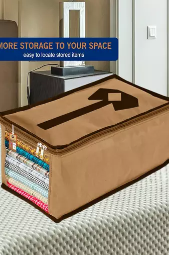 Clothes storage mens shirt cover jeans pant t shirt trousers garments organizer for wardrobe brown