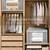 Clothes storage lehenga, suit, dress saree blouse cover garments bag wardrobe organiser pouches grey