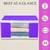Clothes storage lehenga, suit, dress saree blouse cover garments bag wardrobe organiser pouches purple
