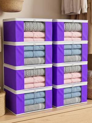 Clothes storage lehenga, suit, dress saree blouse cover garments bag wardrobe organiser pouches purple 1