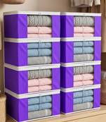 Clothes storage lehenga, suit, dress saree blouse cover garments bag wardrobe organiser pouches purple