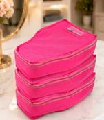 clothes storage lehenga, suit, dress saree blouse cover garments bag wardrobe organiser pouches pink