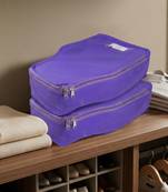 clothes storage lehenga, suit, dress saree blouse cover garments bag wardrobe organiser pouches blue