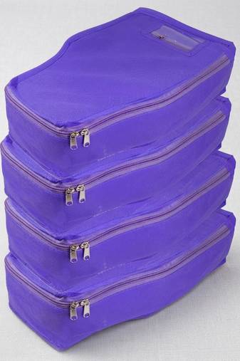 clothes storage lehenga, suit, dress saree blouse cover garments bag wardrobe organiser pouches blue