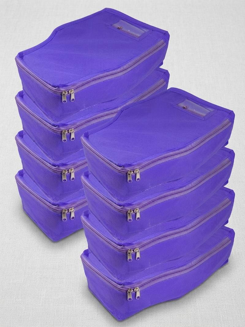 clothes storage lehenga, suit, dress saree blouse cover garments bag wardrobe organiser pouches blue