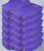 clothes storage lehenga, suit, dress saree blouse cover garments bag wardrobe organiser pouches blue