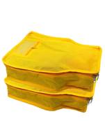 clothes storage lehenga, suit, dress saree blouse cover garments bag wardrobe organiser pouches yellow