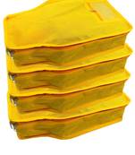 clothes storage lehenga, suit, dress saree blouse cover garments bag wardrobe organiser pouches yellow