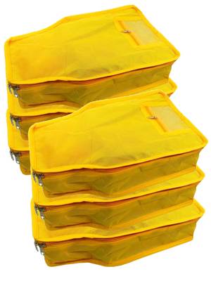 clothes storage lehenga, suit, dress saree blouse cover garments bag wardrobe organiser pouches yellow 1