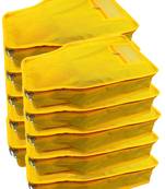 clothes storage lehenga, suit, dress saree blouse cover garments bag wardrobe organiser pouches yellow