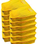 clothes storage lehenga, suit, dress saree blouse cover garments bag wardrobe organiser pouches yellow