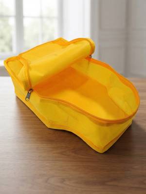 clothes storage lehenga, suit, dress saree blouse cover garments bag wardrobe organiser pouches yellow 2