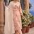 Beige linen cotton kurti pant dupatta set