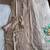 Beige mul chanderi kurti pant dupatta set